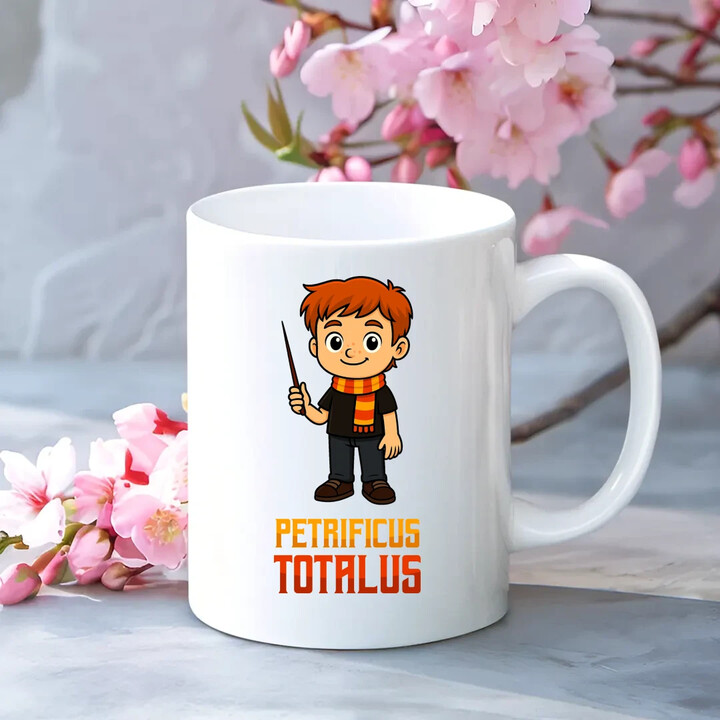 Petrificus Totalus - Ron Weasley - kubek na prezent dla fanów serii Harry Potter