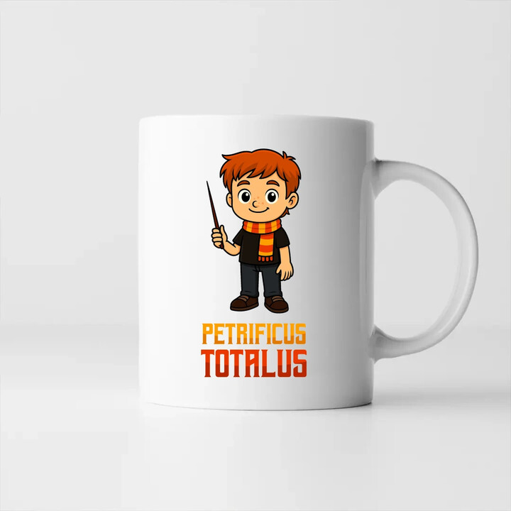 Petrificus Totalus - Ron Weasley - kubek na prezent dla fanów serii Harry Potter