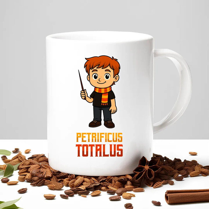 Petrificus Totalus - Ron Weasley - kubek na prezent dla fanów serii Harry Potter