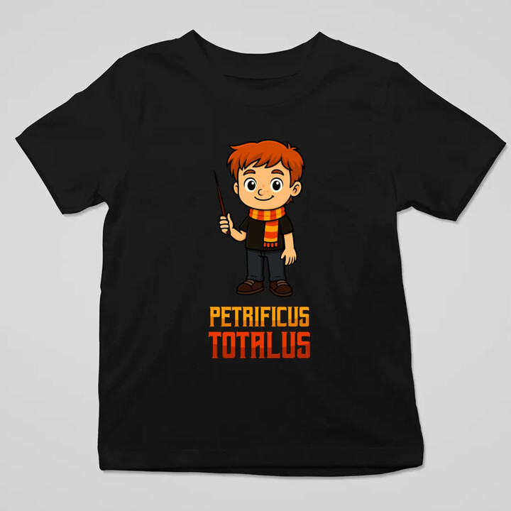 Petrificus Totalus - Ron Weasley - dziecięca koszulka na prezent dla fanów serii Harry Potter