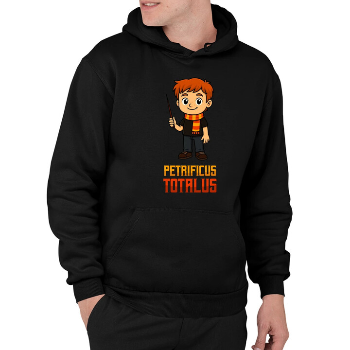 Petrificus Totalus - Ron Weasley - męska bluza na prezent dla fanów serii Harry Potter