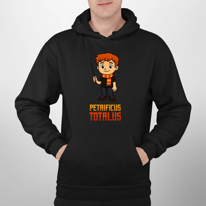Petrificus Totalus - Ron Weasley - męska bluza na prezent dla fanów serii Harry Potter