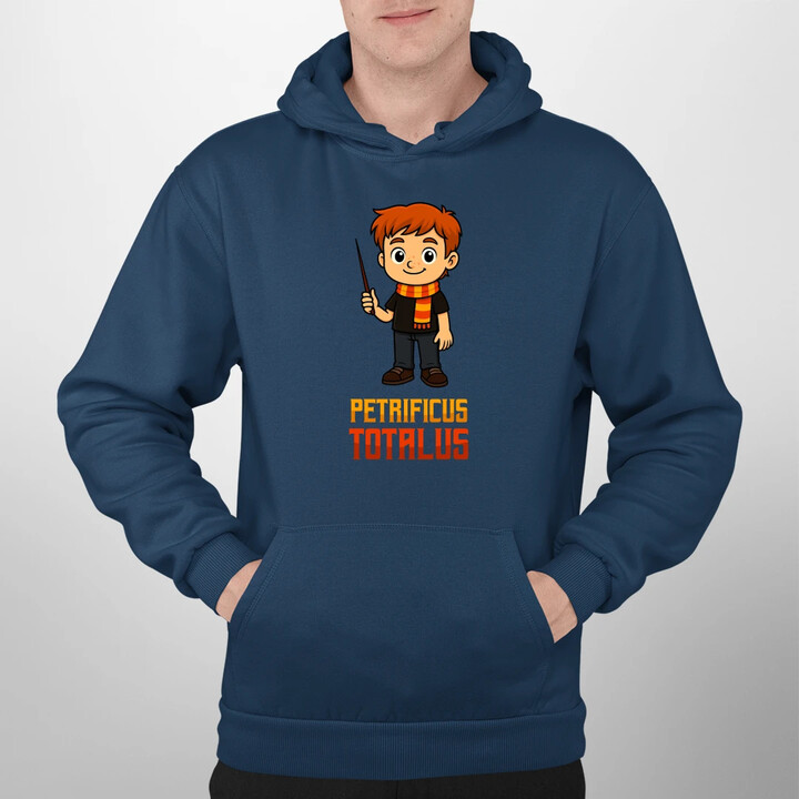 Petrificus Totalus - Ron Weasley - męska bluza na prezent dla fanów serii Harry Potter