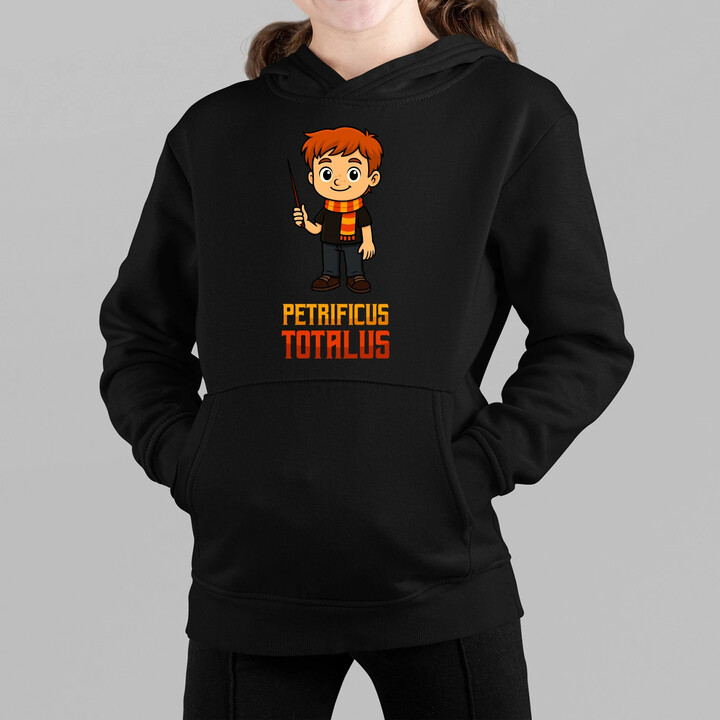 Petrificus Totalus - Ron Weasley - dziecięca bluza na prezent dla fanów serii Harry Potter