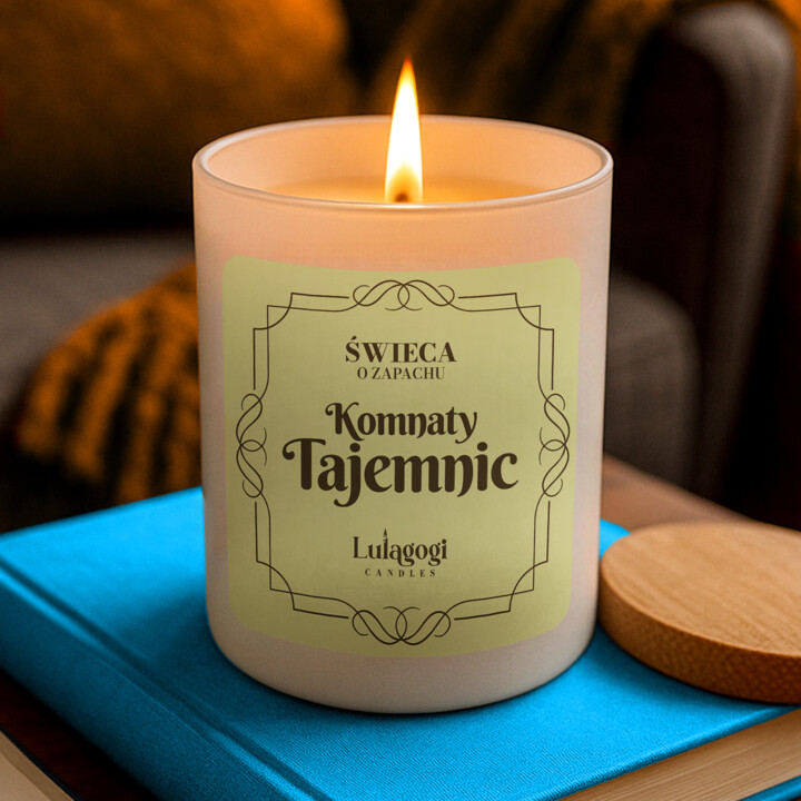 Świeca o zapachu Komnaty Tajemnic - świeczka zapachowa dla fanów serii Harry Potter