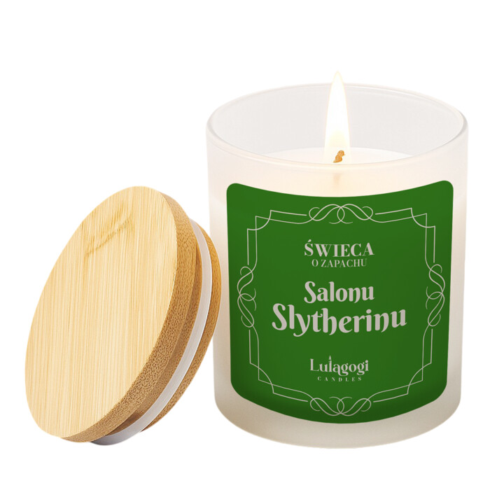 Świeca o zapachu Salonu Slytherinu - świeczka zapachowa dla fanów serii Harry Potter