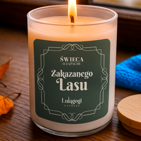 Świeca o zapachu Zakazanego Lasu - świeczka zapachowa dla fanów serii Harry Potter