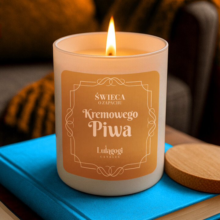 Świeca o zapachu Kremowego Piwa - świeczka zapachowa dla fanów serii Harry Potter