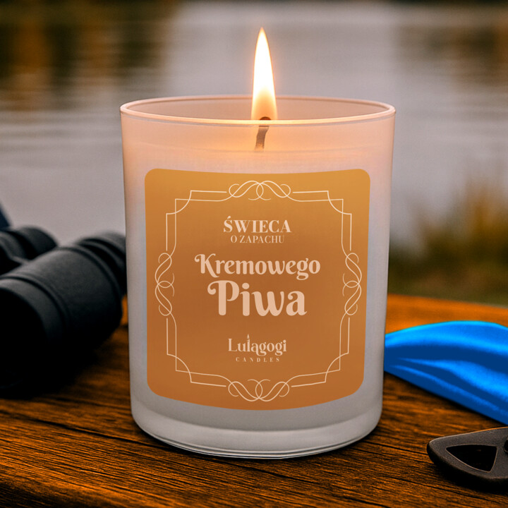 Świeca o zapachu Kremowego Piwa - świeczka zapachowa dla fanów serii Harry Potter