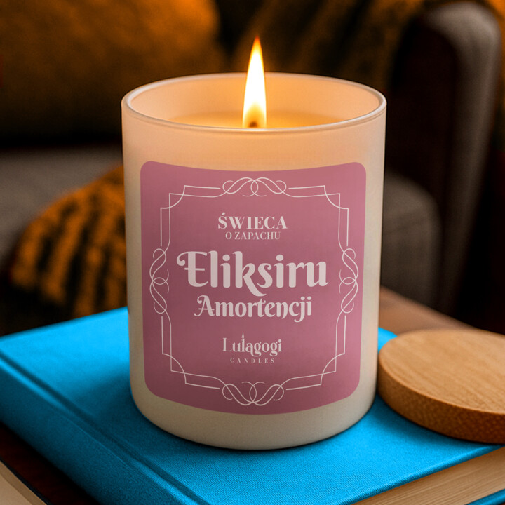 Świeca o zapachu Eliksiru Amortencji - świeczka zapachowa dla fanów serii Harry Potter