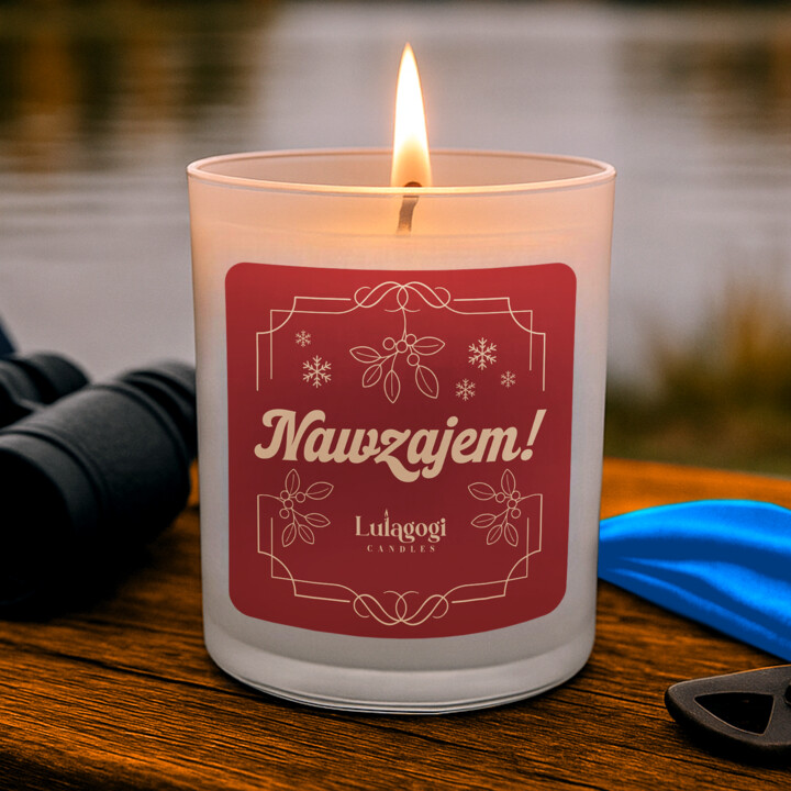 Nawzajem! - świąteczna świeczka zapachowa na prezent