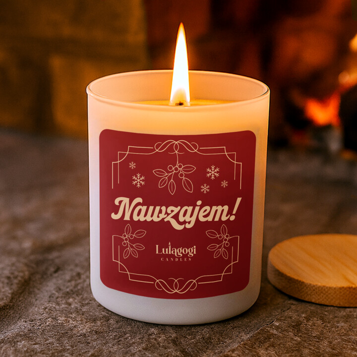 Nawzajem! - świąteczna świeczka zapachowa na prezent