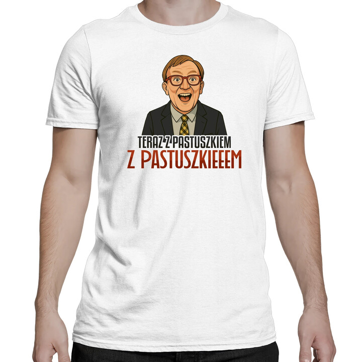 Z pastuszkiem - męska koszulka na prezent dla fanów serialu Ranczo