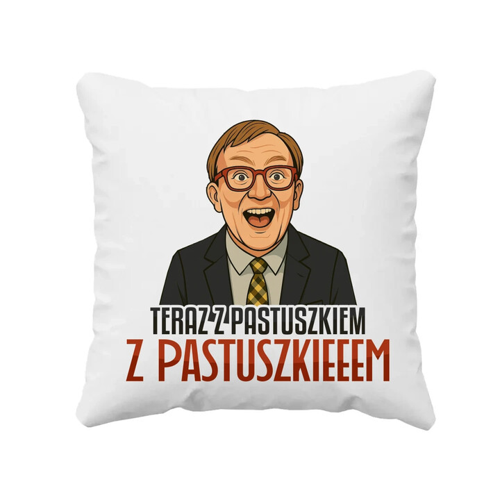 Z pastuszkiem - poduszka na prezent dla fanów serialu Ranczo