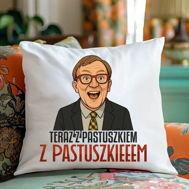 Z pastuszkiem - poduszka na prezent dla fanów serialu Ranczo