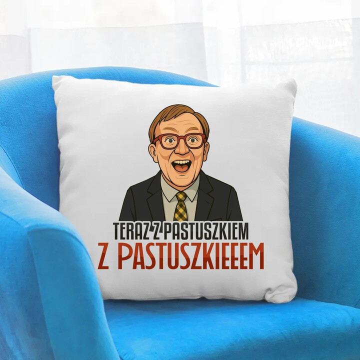 Z pastuszkiem - poduszka na prezent dla fanów serialu Ranczo