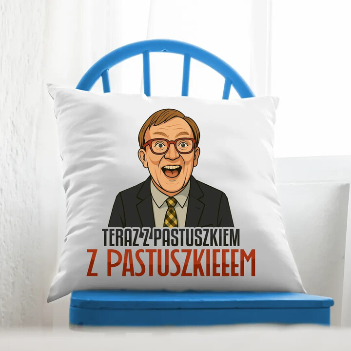 Z pastuszkiem - poduszka na prezent dla fanów serialu Ranczo