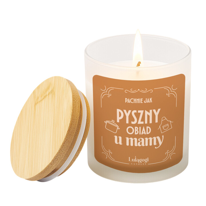 Pachnie jak pyszny obiad u mamy - świeczka zapachowa na prezent