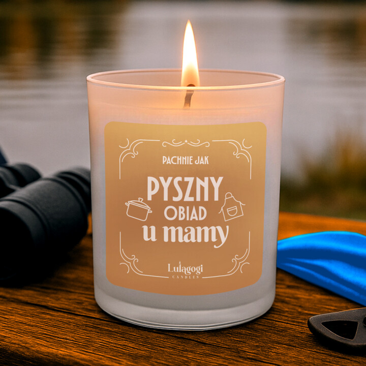 Pachnie jak pyszny obiad u mamy - świeczka zapachowa na prezent