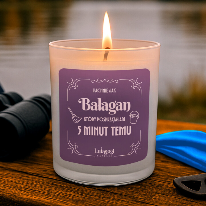 Pachnie jak bałagan, który posprzątałam 5 minut temu - świeczka zapachowa na prezent