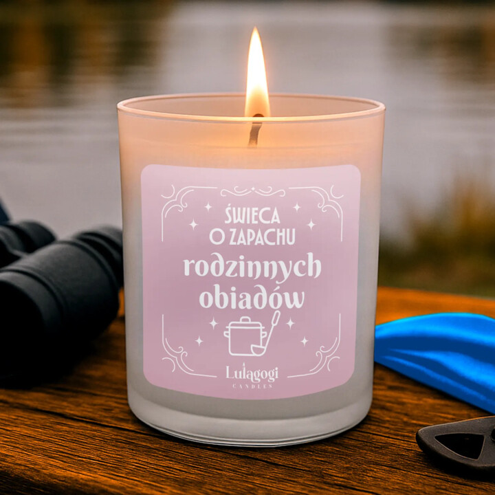 Świeca o zapachu rodzinnych obiadów - świeczka zapachowa na prezent dla mamy, teściowej