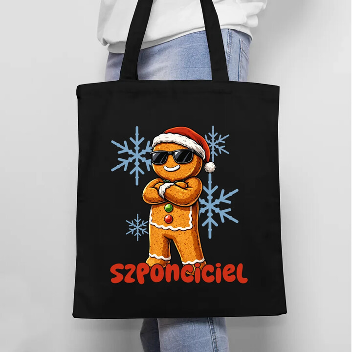Świąteczny szponciciel - torba na prezent
