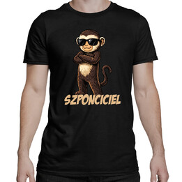 Szponciciel - męska koszulka na prezent