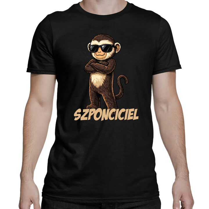 Szponciciel - męska koszulka na prezent