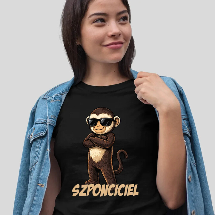 Szponciciel - damska koszulka na prezent