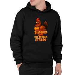 Weekend jest dla kur, które nie znoszą stresu - męska bluza na prezent