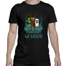 99 nocy w lesie - męska koszulka na prezent - dla fanów gry Roblox