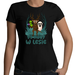 99 nocy w lesie - damska koszulka na prezent - dla fanów gry Roblox