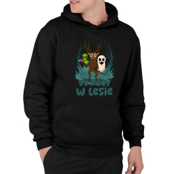 99 nocy w lesie - męska bluza na prezent - dla fanów gry Roblox