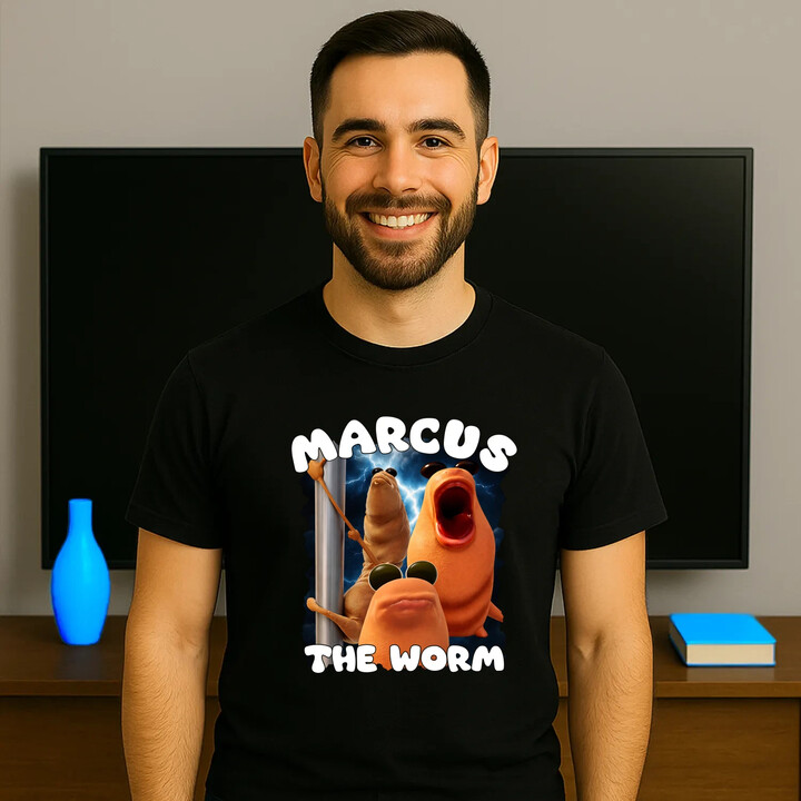 Marcus the worm - męska koszulka na prezent