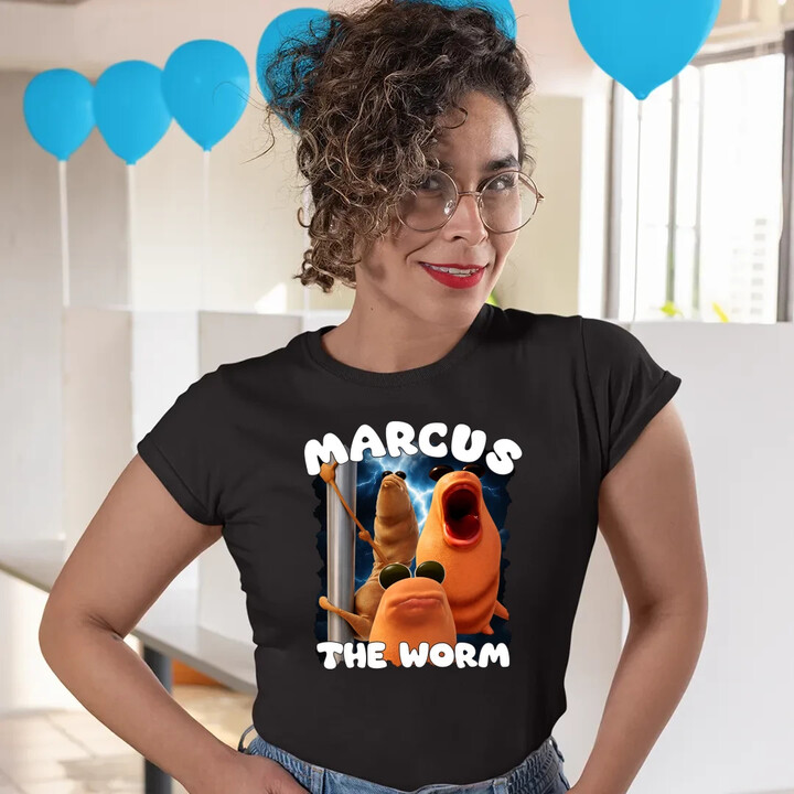 Marcus the worm - damska koszulka na prezent