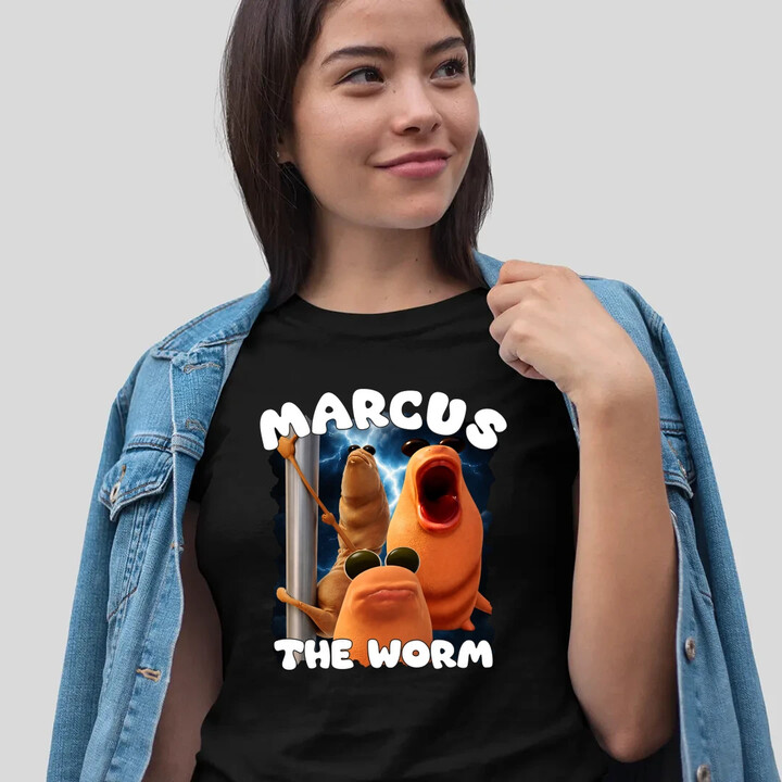 Marcus the worm - damska koszulka na prezent