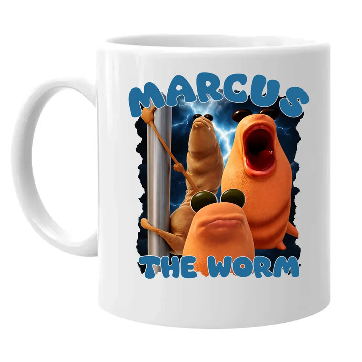 Marcus the worm - kubek na prezent