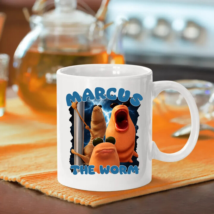 Marcus the worm - kubek na prezent