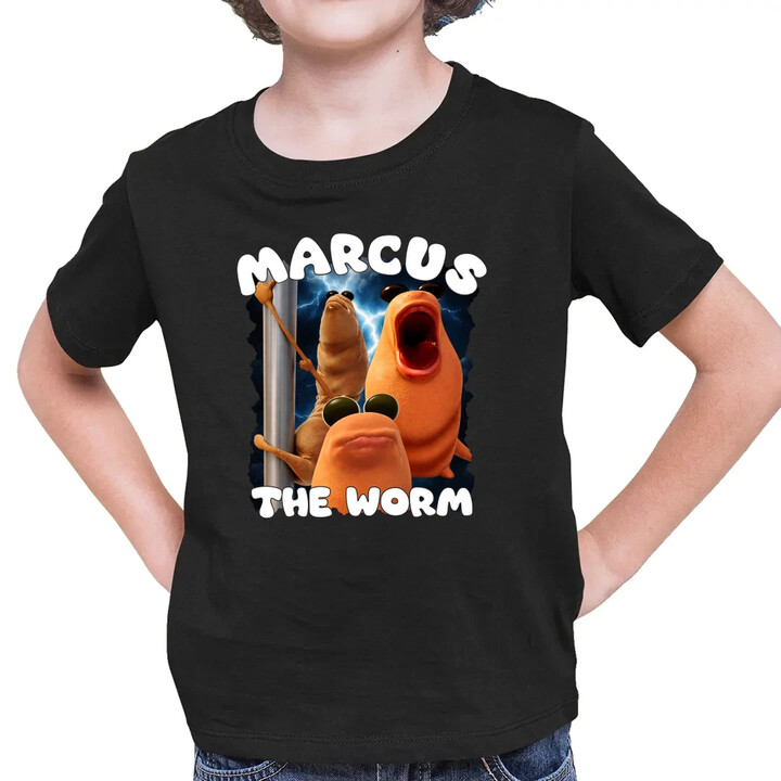 Marcus the worm - dziecięca koszulka na prezent