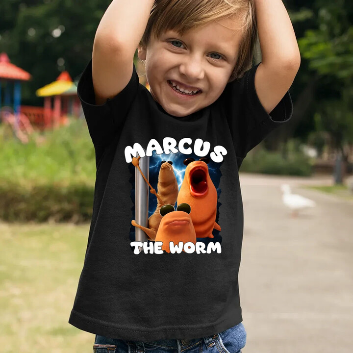 Marcus the worm - dziecięca koszulka na prezent