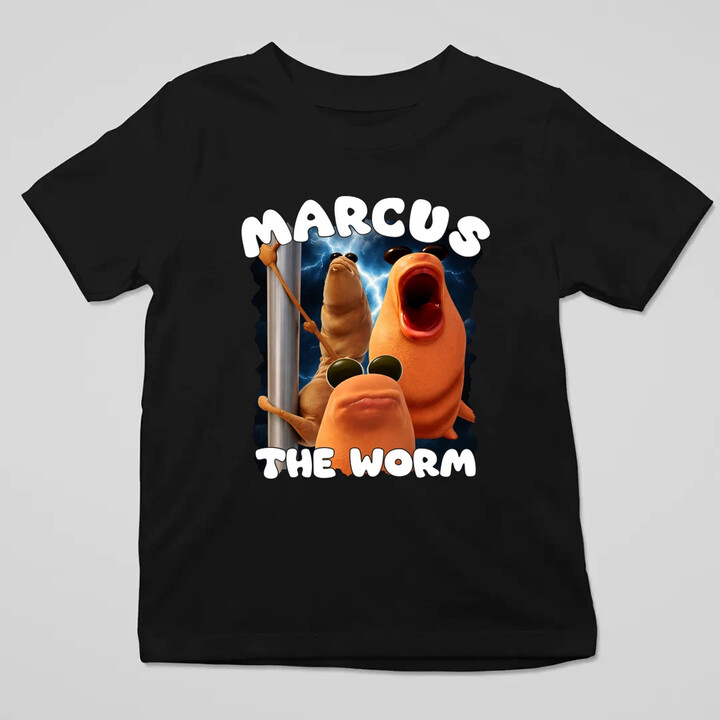 Marcus the worm - dziecięca koszulka na prezent