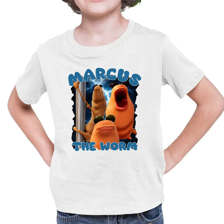 Marcus the worm - dziecięca koszulka na prezent