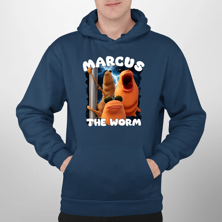Marcus the worm - męska bluza na prezent