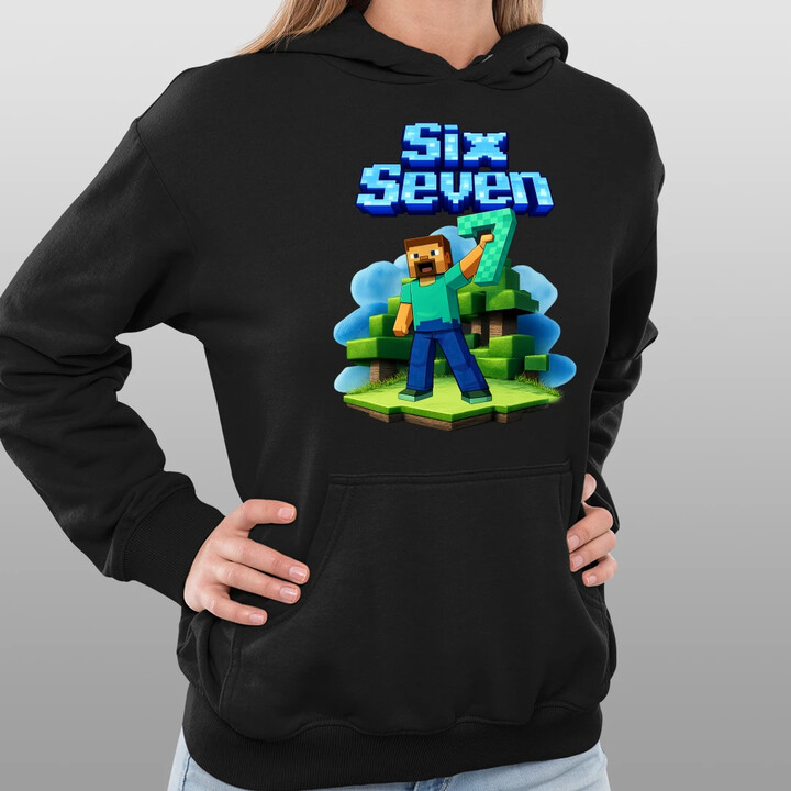Steve 67 - Six Seven - damska bluza na prezent - inspirowane Minecraft