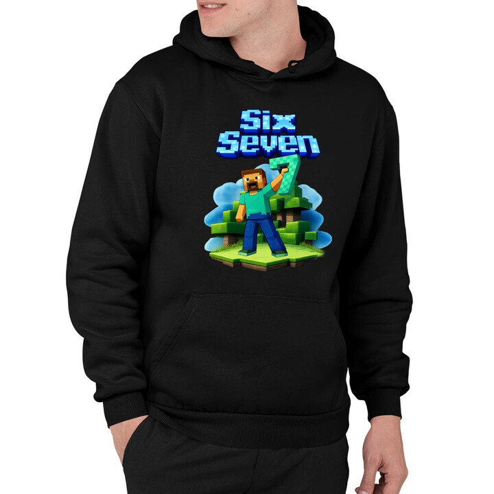 Steve 67 - Six Seven - męska bluza na prezent - inspirowane Minecraft