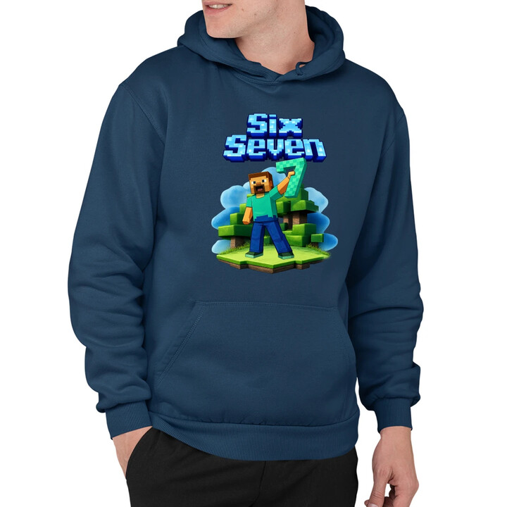 Steve 67 - Six Seven - męska bluza na prezent - inspirowane Minecraft