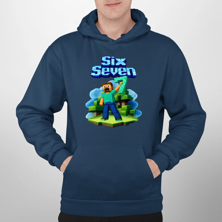 Steve 67 - Six Seven - męska bluza na prezent - inspirowane Minecraft