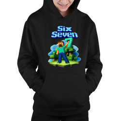 Steve 67 - Six Seven - dziecięca bluza na prezent - inspirowane Minecraft