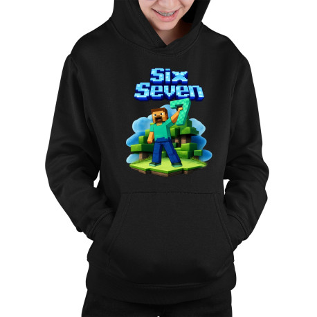 Steve 67 - Six Seven - dziecięca bluza na prezent - inspirowane Minecraft