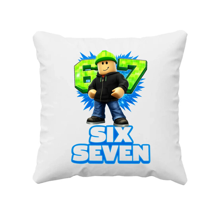 Six Seven 67 - poduszka na prezent - inspirowane Roblox
